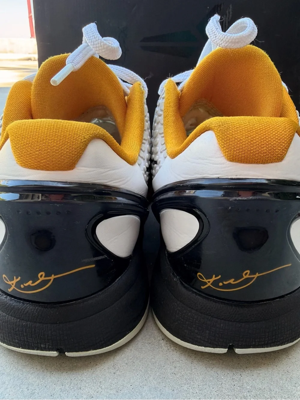 Nike Kobe 6 Protro Playoff Pack White Del Sol Shoes sz 8